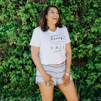 Sorry, Not Everyone Can Be Tall Tee: V-Neck - HEIGHT GODDESS